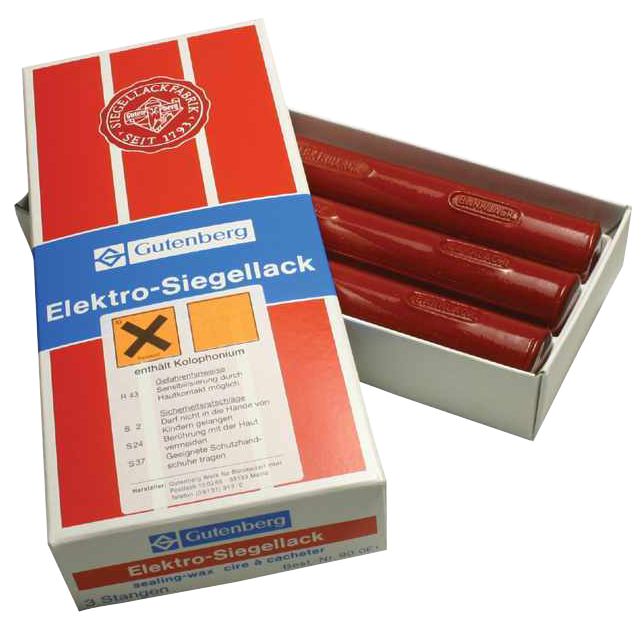 40201_elektrolack_fuer_siegelstift589326fbbf81a Gutenberg Siegellack Elektrolack, zinnoberrot