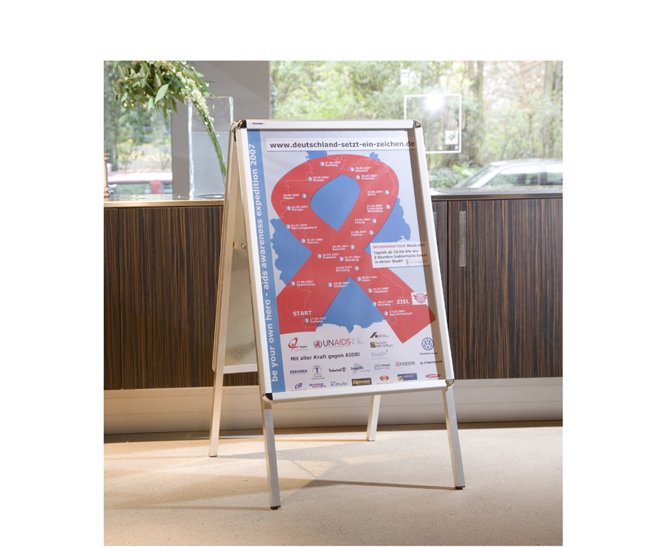 FRANKEN Plakatständer ´Standard´, DIN A1, 594 x 841 mm