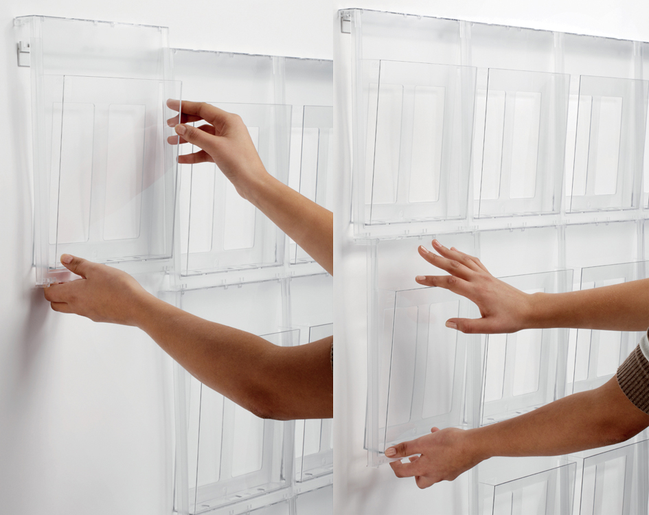 Plakativ_MontageaPSTCIgSyyfsA helit Wanddisplay ´the placativ´, 9 x DIN A4 hoch, glasklar