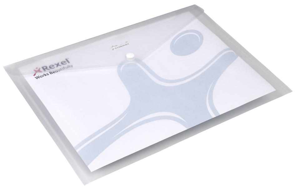2101660 Rexel Dokumententasche ICE, DIN A4 quer, PP, transparent
