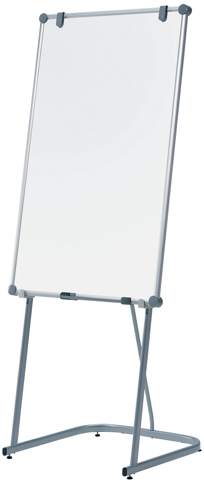 6371084_hoch MAUL Mobile Weißwandtafel 2000, (B)750 x (H)1.200, grau