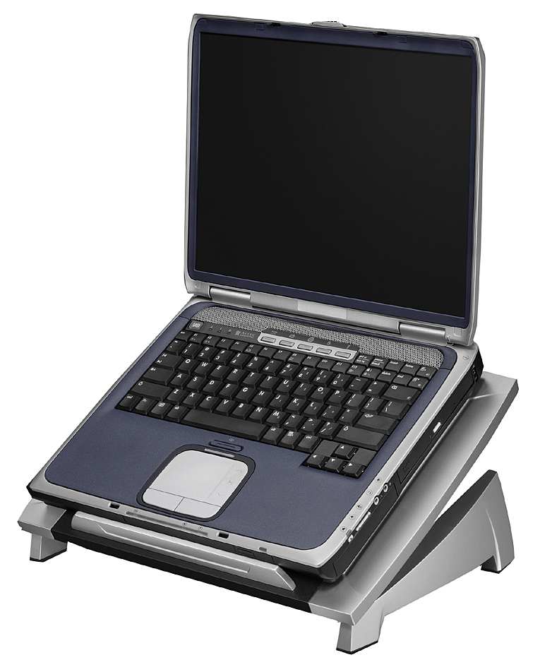 8032001589afb1a2ff74 Fellowes Notebook-Ständer Office Suites, silber