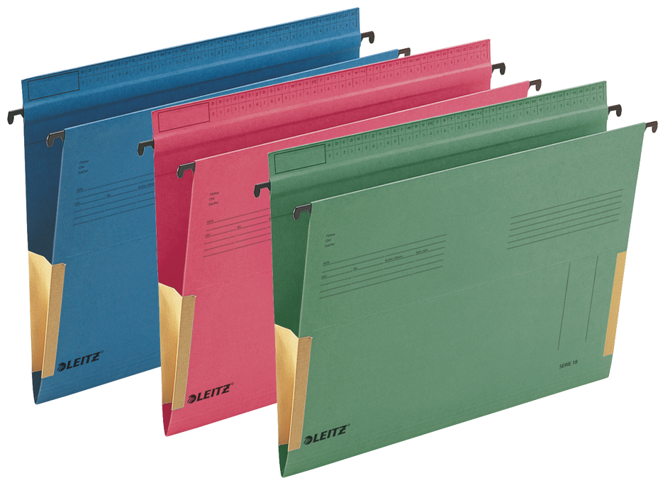 181658935fcb20b46 LEITZ SERIE 18 Hängetasche, A4, mit Fröschen, blau