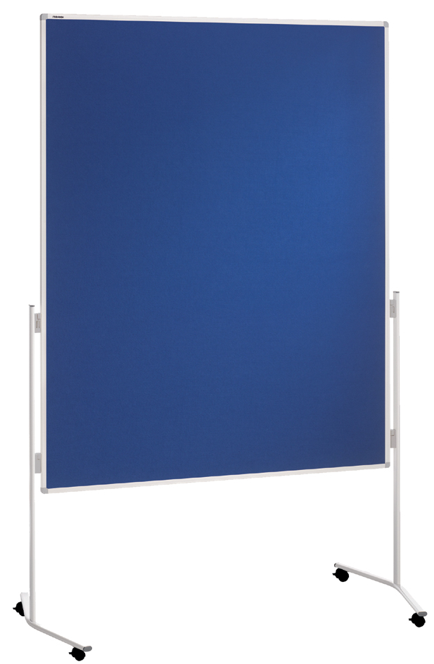 ECO-UMTF03R FRANKEN Moderationstafel ECO, 1.200 x 1.500 mm, Filz, blau