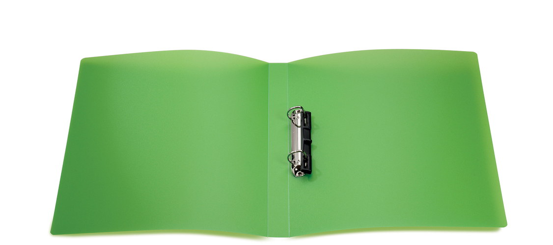 HERMA Ringbuch, DIN A4, 2-Ring-Mechanik, transluzent-türkis