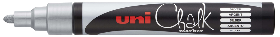 PWE-5M_AR uni-ball Kreidemarker Chalk PWE-5M, gold, Rundspitze