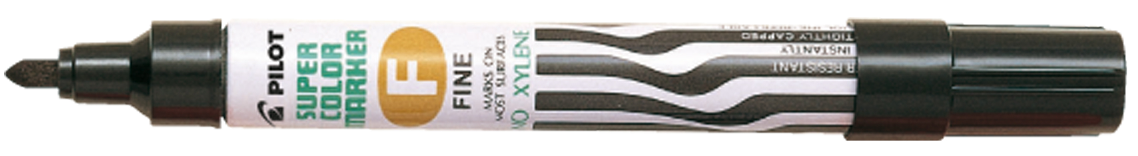 5040146 PILOT Permanent-Marker SUPER COLOR FINE, Rundspitze, schwarz
