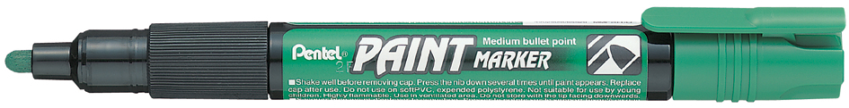 Pentel Permanent-Marker PAINT MARKER MMP20, schwarz