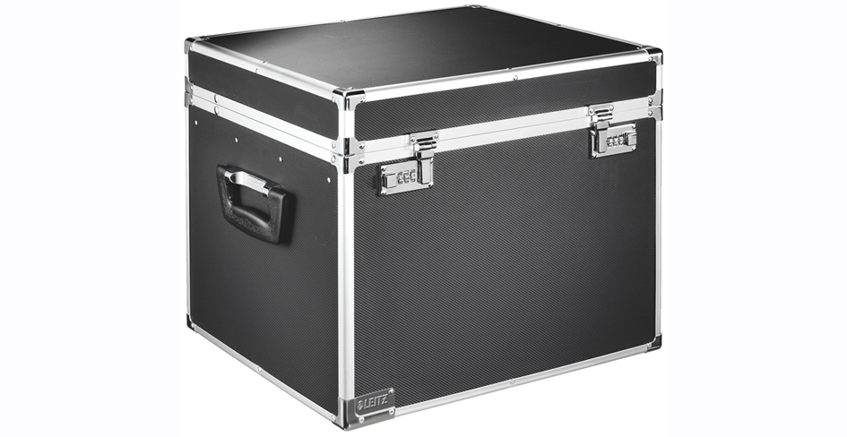 67140095 LEITZ Hängeregistratur-Box, schwarz/chrom