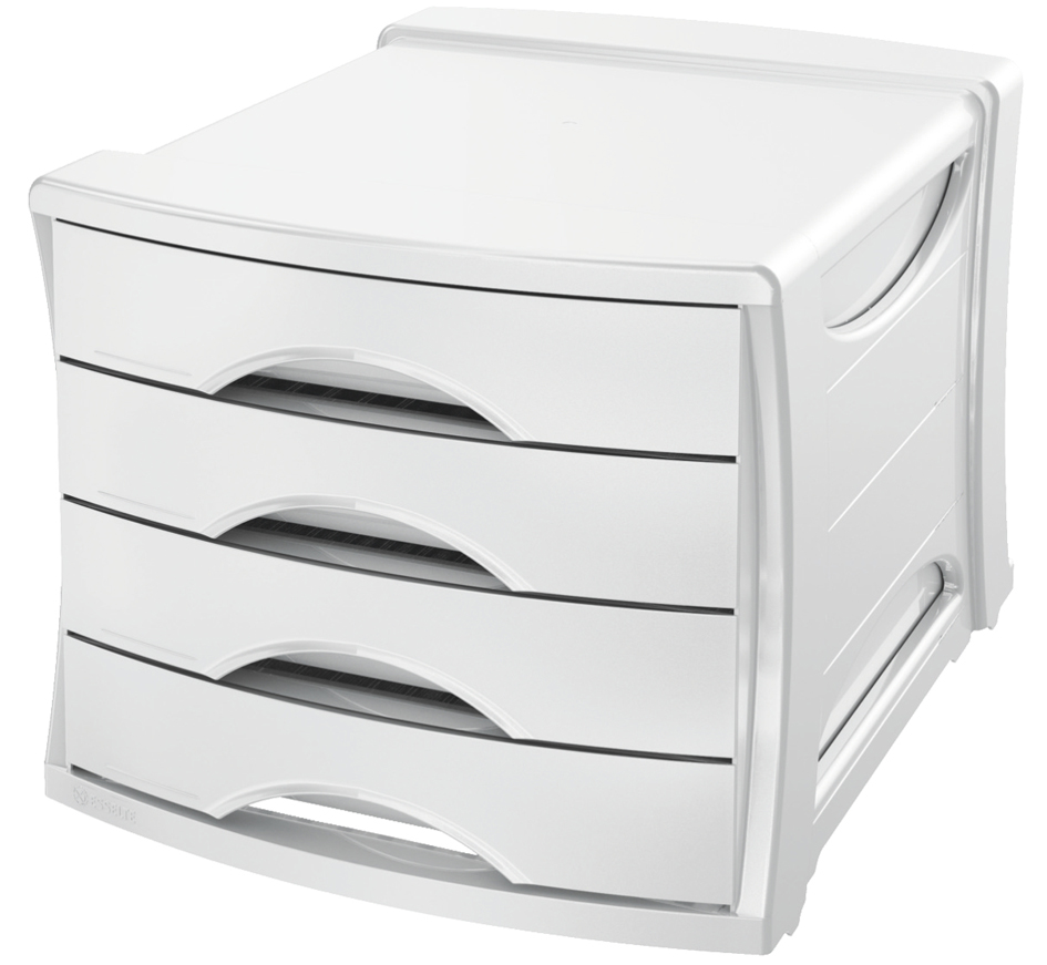 623959weiss58936743882a9 Esselte Schubladenbox VIVIDA, 4 Schubladen, weiß