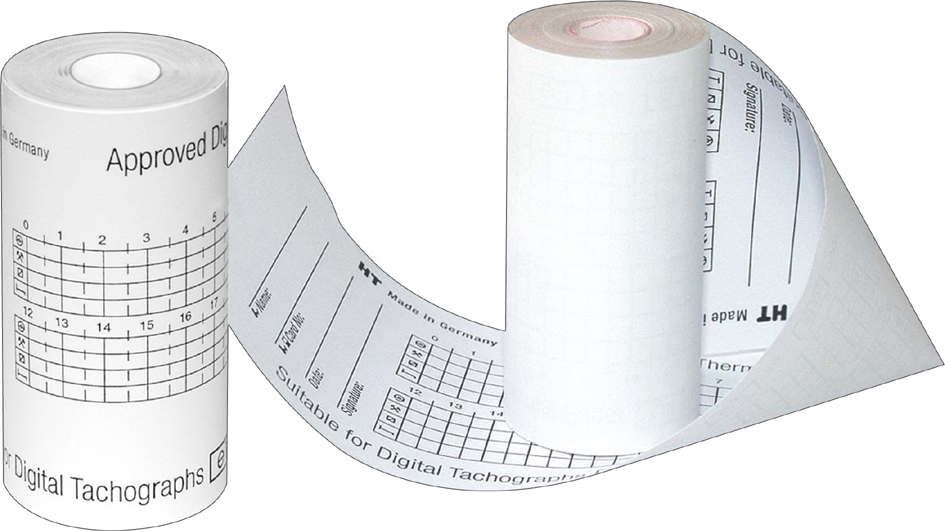 3105 RNK Verlag Thermopapierrolle HAUG, für digitale Tachographen
