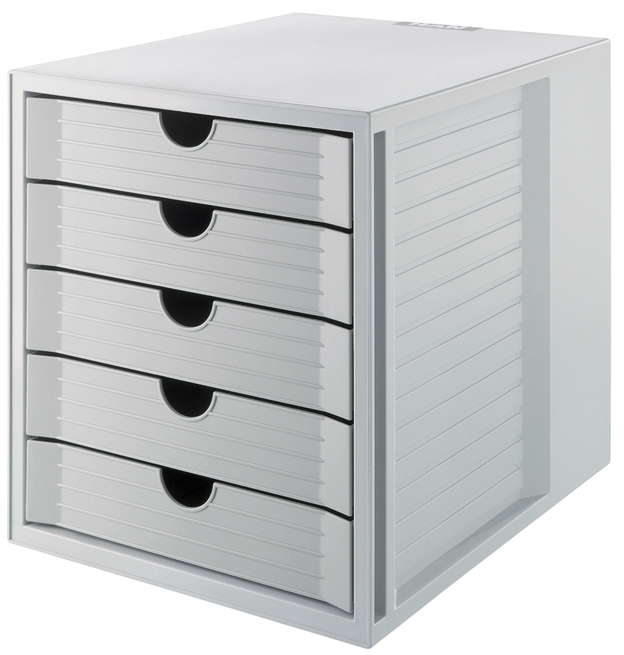 14508_18589b28d0e1f74 HAN Schubladenbox KARMA, 5 Schübe, Gehäuse: grau