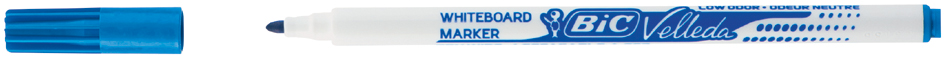 841841 BIC Whiteboard-Marker Velleda 1721, Rundspitze, blau