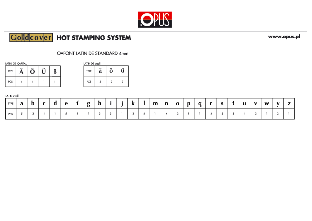 b77cda4f49f4c3e1c918231633dbad42 Buchstabensatz Standard-DE, 4 mm