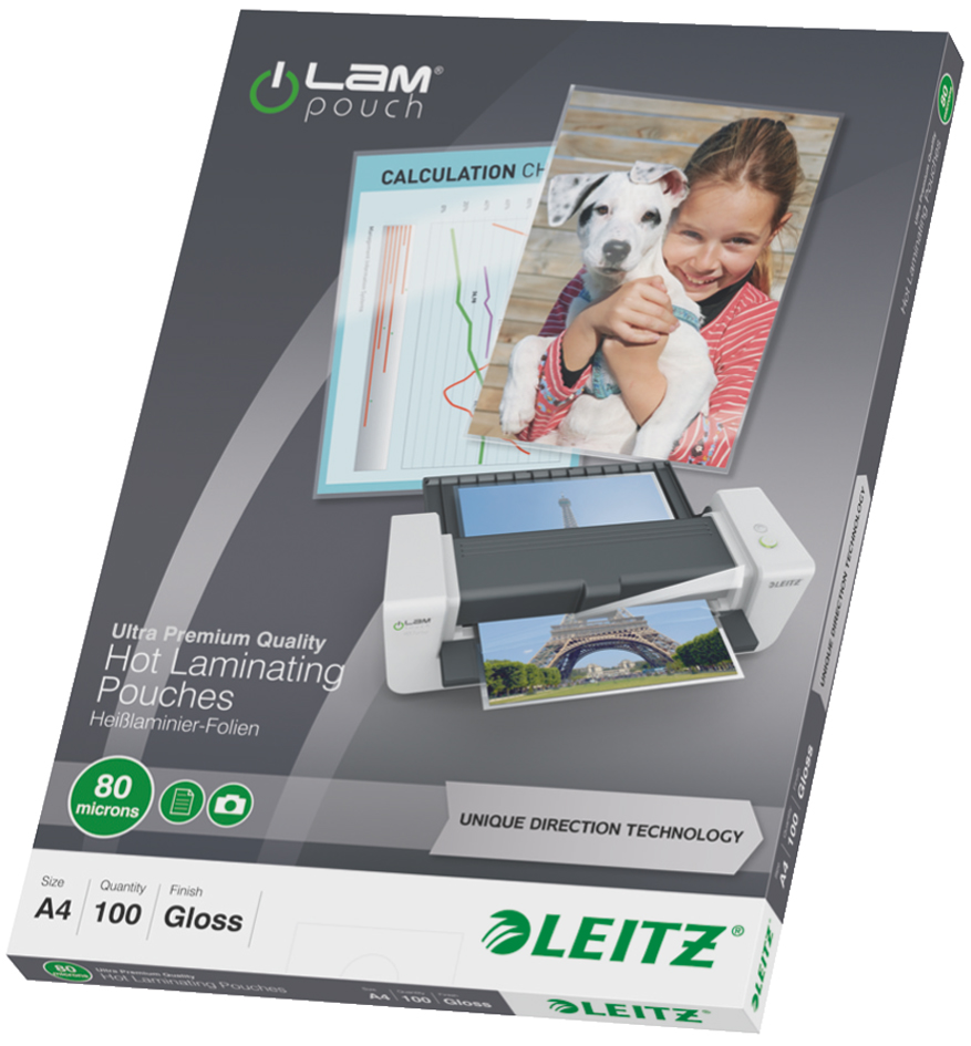 74780000_pg15893681018510 LEITZ Laminierfolientasche iLAM, DIN A3, glänzend, 160 mic