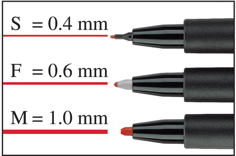FABER-CASTELL Permanent-Marker MULTIMARK F, schwarz