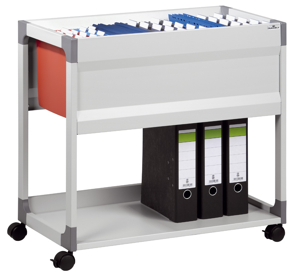 3784_10_GEN_B58939f8e431de DURABLE Hängemappen-Wagen SYSTEM File Trolley, grau