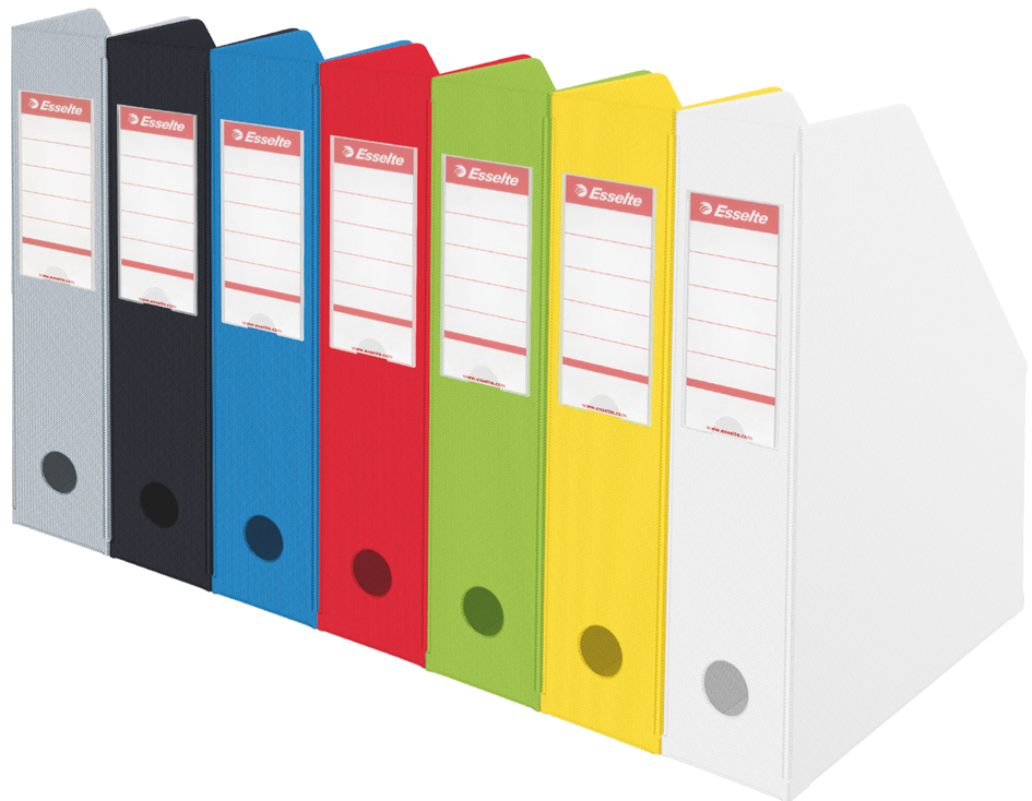 805607005893669bedeb7 Esselte Stehsammler VIVIDA, A4, Pappe, schwarz, (B)70 mm