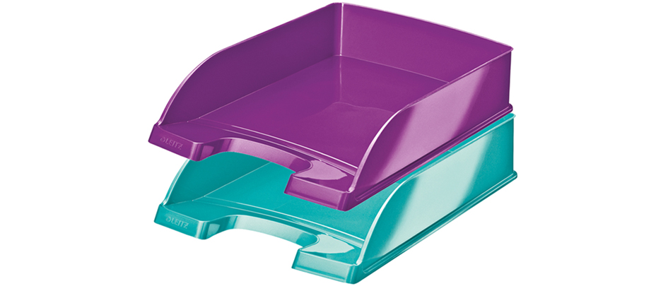 52263051MiKH22JEVC1oT LEITZ Briefablage Plus WOW, A4, Polystyrol, gelb