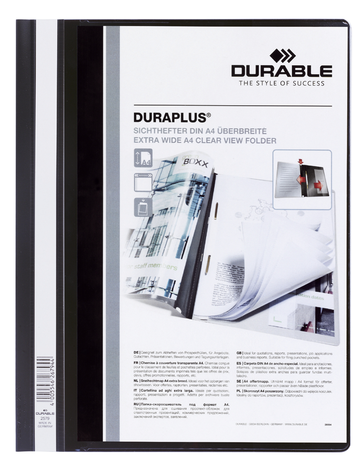 2579_01_GEN_A DURABLE Schnellhefter DURAPLUS, DIN A4, sortiert, überbreit
