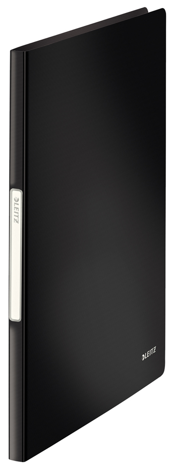 LEITZ Sichtbuch Solid, A4, PP, mit 20 Hüllen, schwarz