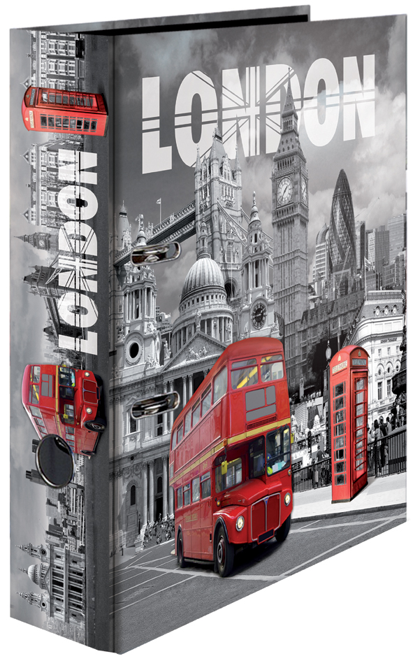 717258934e3a7c7e0 HERMA Motivordner ´London´, DIN A4, Rückenbreite: 70 mm