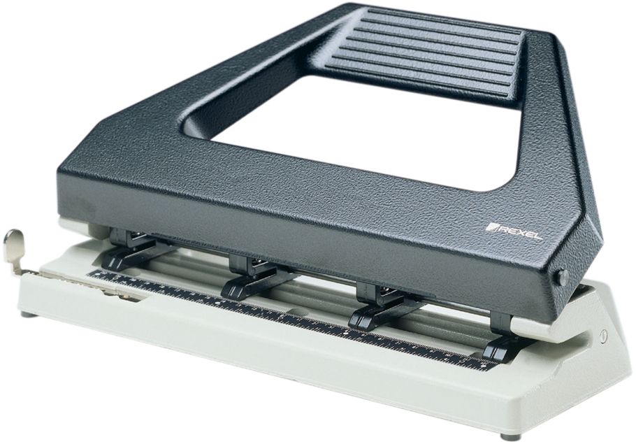 08909 Rexel Mehrfachlocher 420 Variabel, schwarz/grau