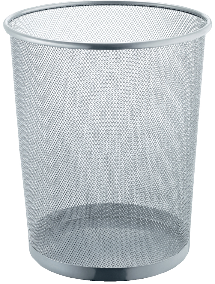 H25186_00_E_1_30058932be690b31 helit Papierkorb Mesh, aus Drahtmetall, 23 Liter, silber