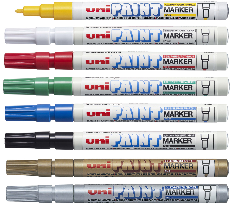 PX-21-Farben5893391baf2f4 uni-ball Permanent-Marker PAINT (PX-21), schwarz