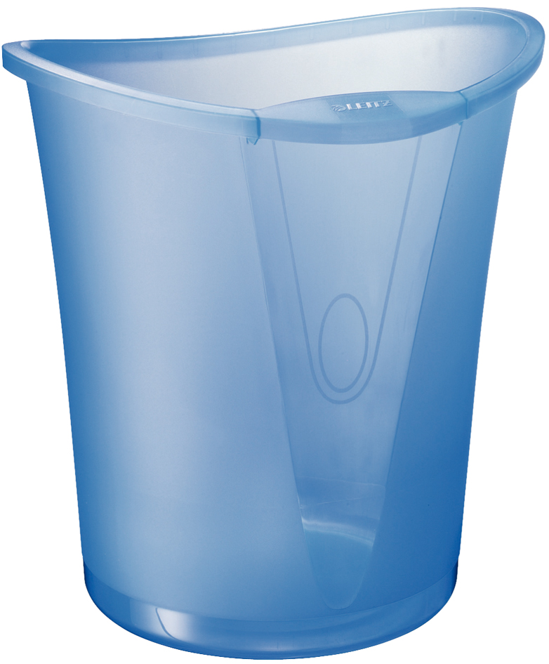 LEITZ Papierkorb Allura, aus Kunststoff, 18 Liter, schwarz