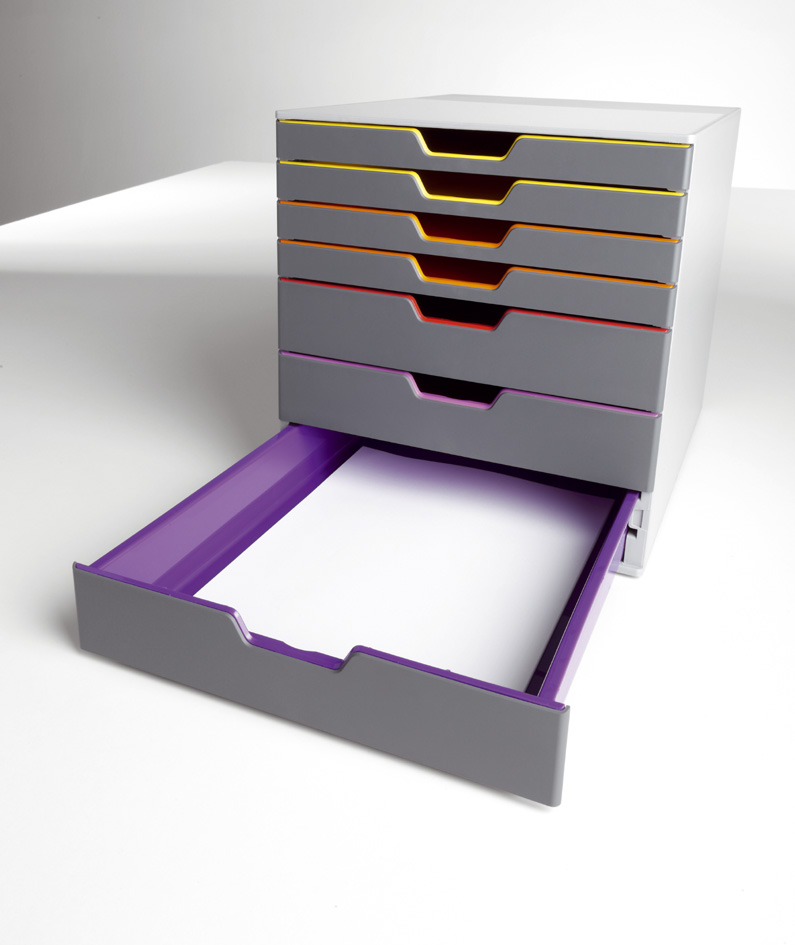 DURABLE Schubladenbox VARICOLOR 7, mit 7 Schubladen
