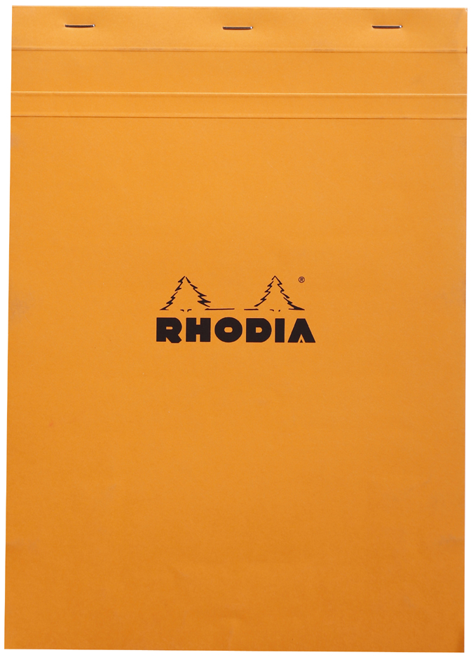 18200C_fac58935fa78dd25 RHODIA Notizblock No. 18, DIN A4, kariert, orange