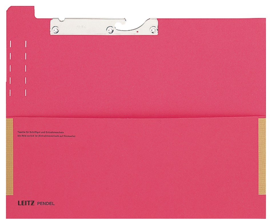 20290025 LEITZ Pendelfehltasche, mit Tab ´Fehlt´, rot