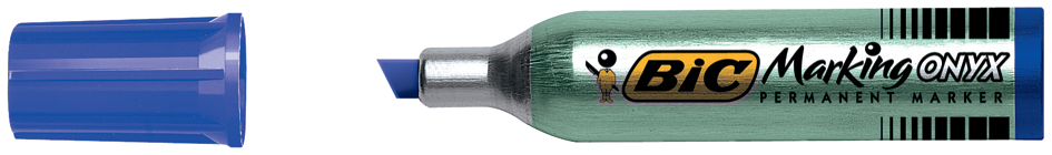 8418121 BIC Permanent-Marker Marking Onyx 1481, Keilspitze, blau