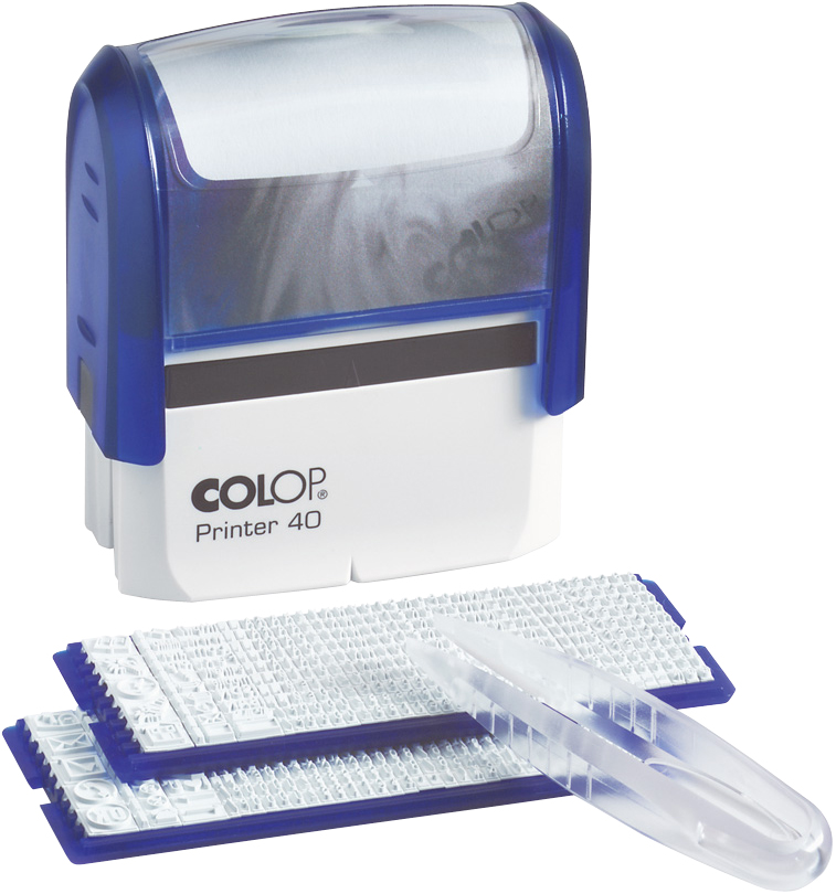 PR40-2_Set__121967 COLOP Textstempelautomat ´D-I-Y Sets´ Printer 40/2 Set