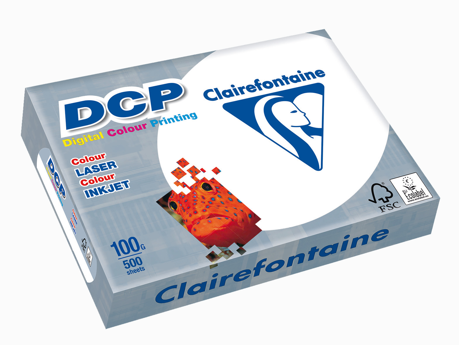Clairefontaine Multifunktionspapier DCP, DIN A4, weiß, 160 g/qm
