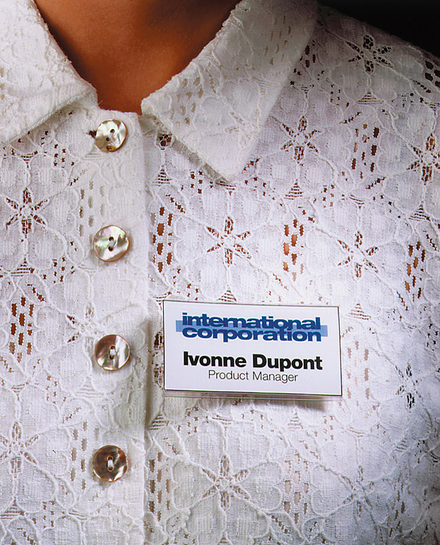 8116-19 DURABLE Namensschilder, mit Magnet, 75 x 40 mm, transparent