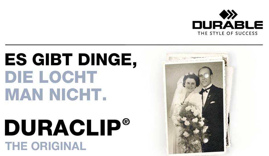 DURACLIP_Kampagne_1589374c4e9a5b DURABLE Klemmhefter DURACLIP ORIGINAL 30, DIN A4, hellblau