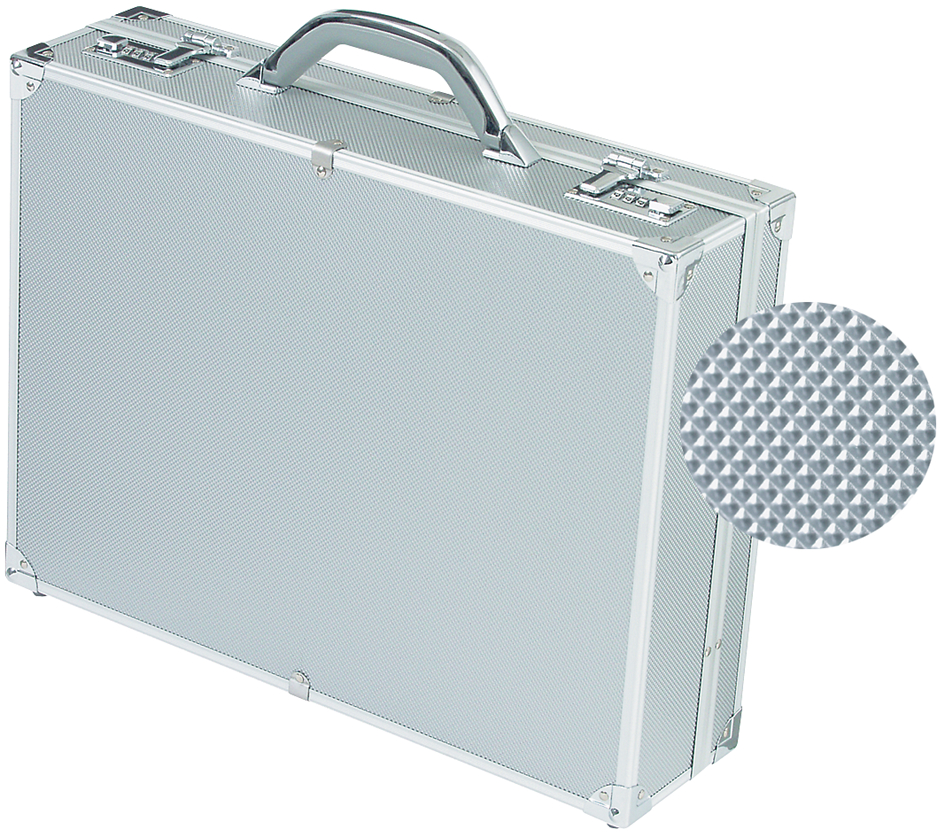 45103_1 ALUMAXX Attaché-Koffer ´OCTAN´, Aluminium, silber