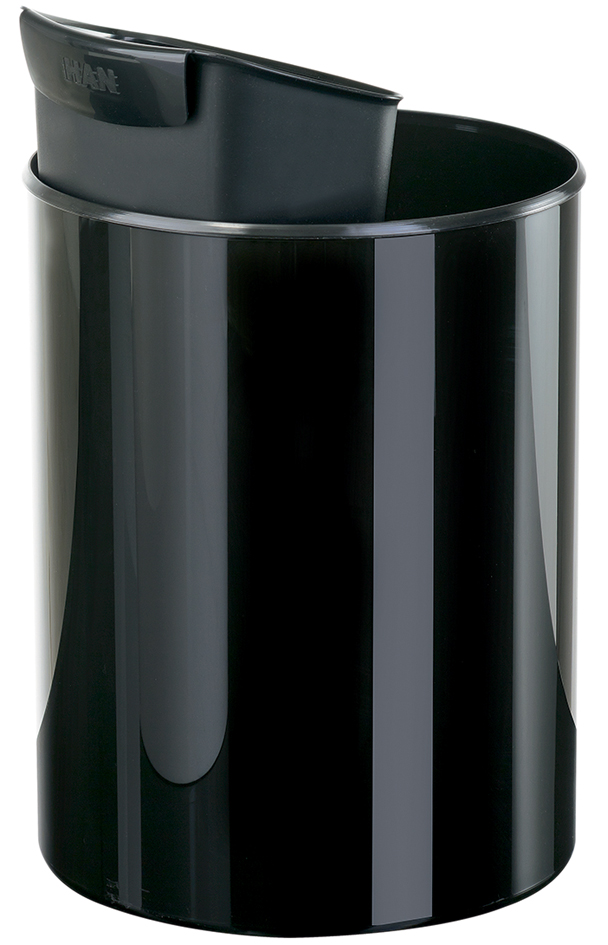 HAN Papierkorb i-Line, 13 Liter, Kunststoff, rund, weiß