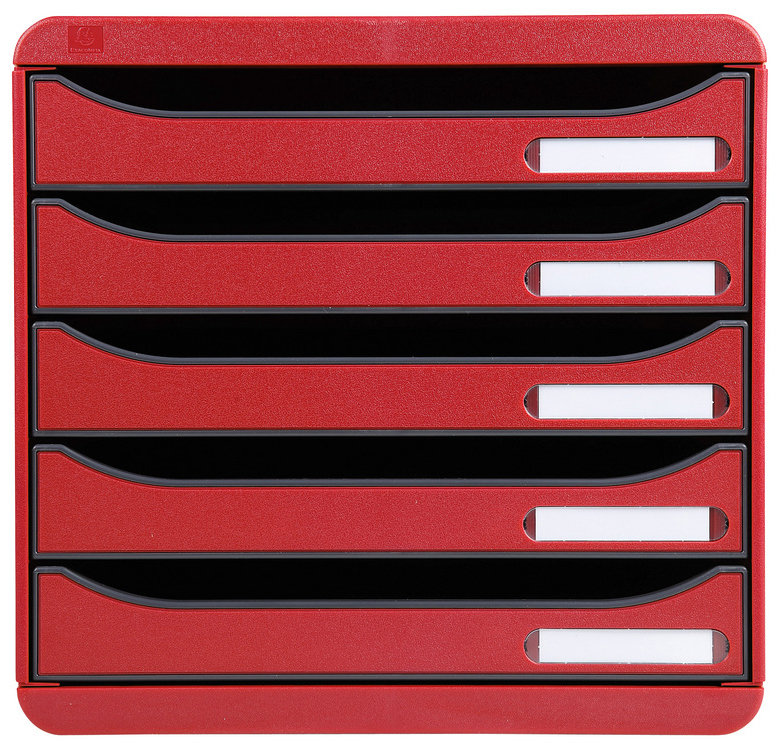 309718D EXACOMPTA Schubladenbox BIG-BOX PLUS, 5 Schübe, mandarine