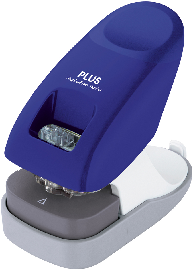 31260-MAIN PLUS JAPAN Heftgerät SL-112A klammerlos, blau