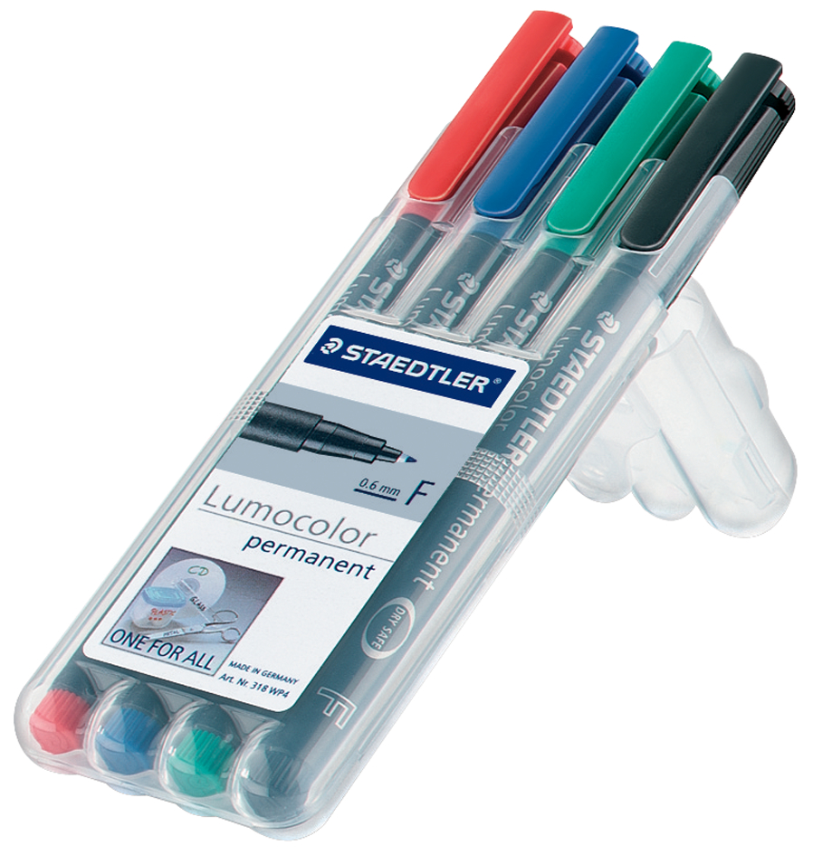 STAEDTLER Lumocolor NonPermanent-Marker 315M, 6er Etui