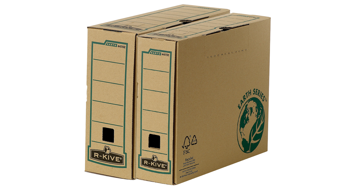 44701-2589afb5670d91 Fellowes BANKERS BOX EARTH Archiv-Schachtel, (B)80 mm