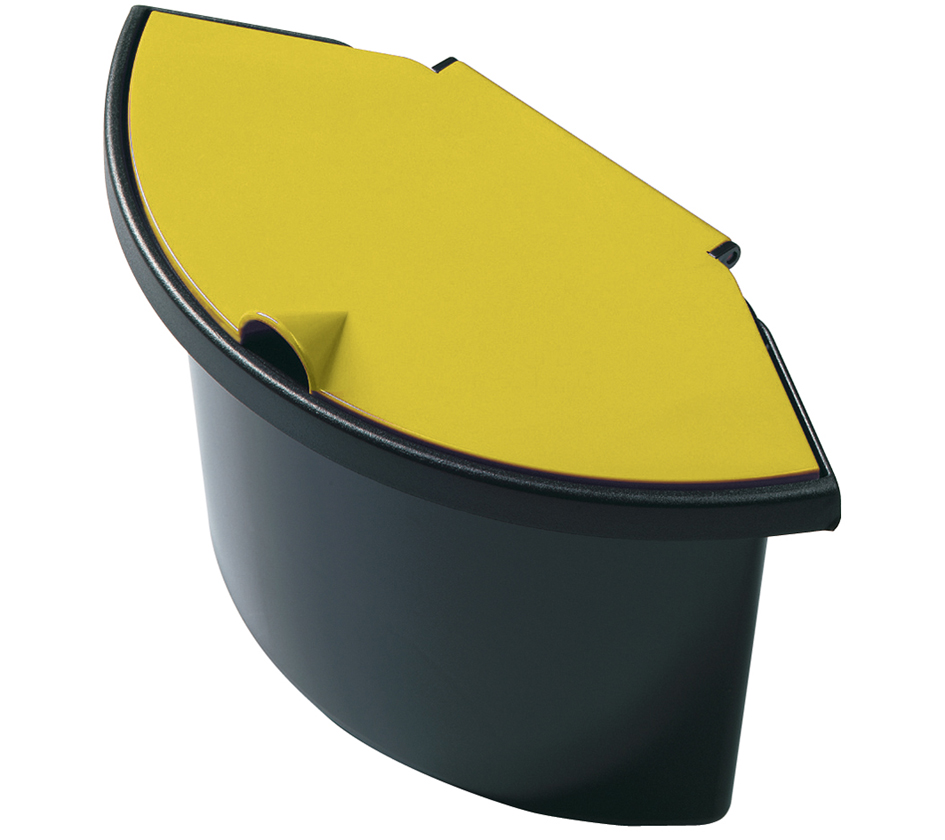 H61060_91_E_1_300 helit Abfall-Einsatz für Papierkorb H61058, schwarz/blau