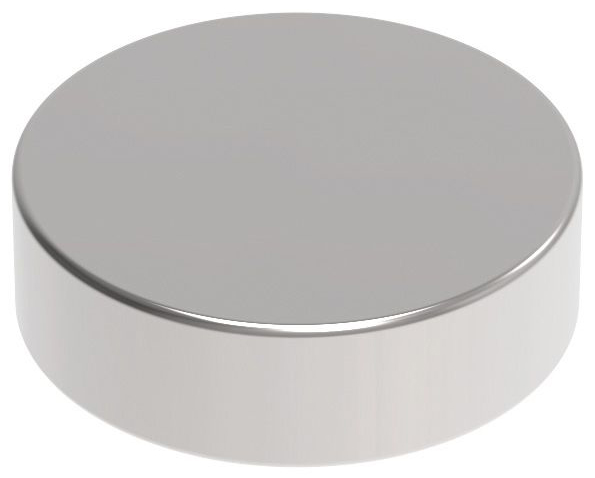 6166396589360c60e19d MAUL Neodym-Magnet, Durchmesser: 10 x (H)3 mm, nickel