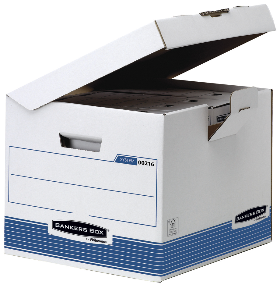 00216_LF-neu589afb5043fd7 Fellowes BANKERS BOX SYSTEM Archiv-Klappdeckelbox Kubus