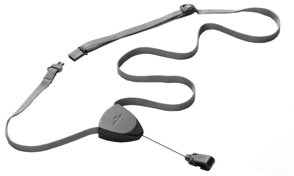 8309-01 DURABLE Textilband FLEX, mit Jojo, grau