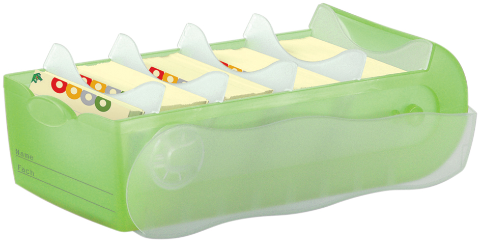 998_603_auf_gelbe_Karten HAN Karteiregister A-Z für Lernkartei CROCO, A7 quer