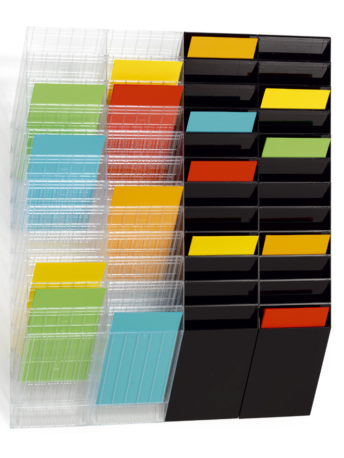 DURABLE Wand-Prospekthalter-Set ´FLEXIBOXX 12´, A4